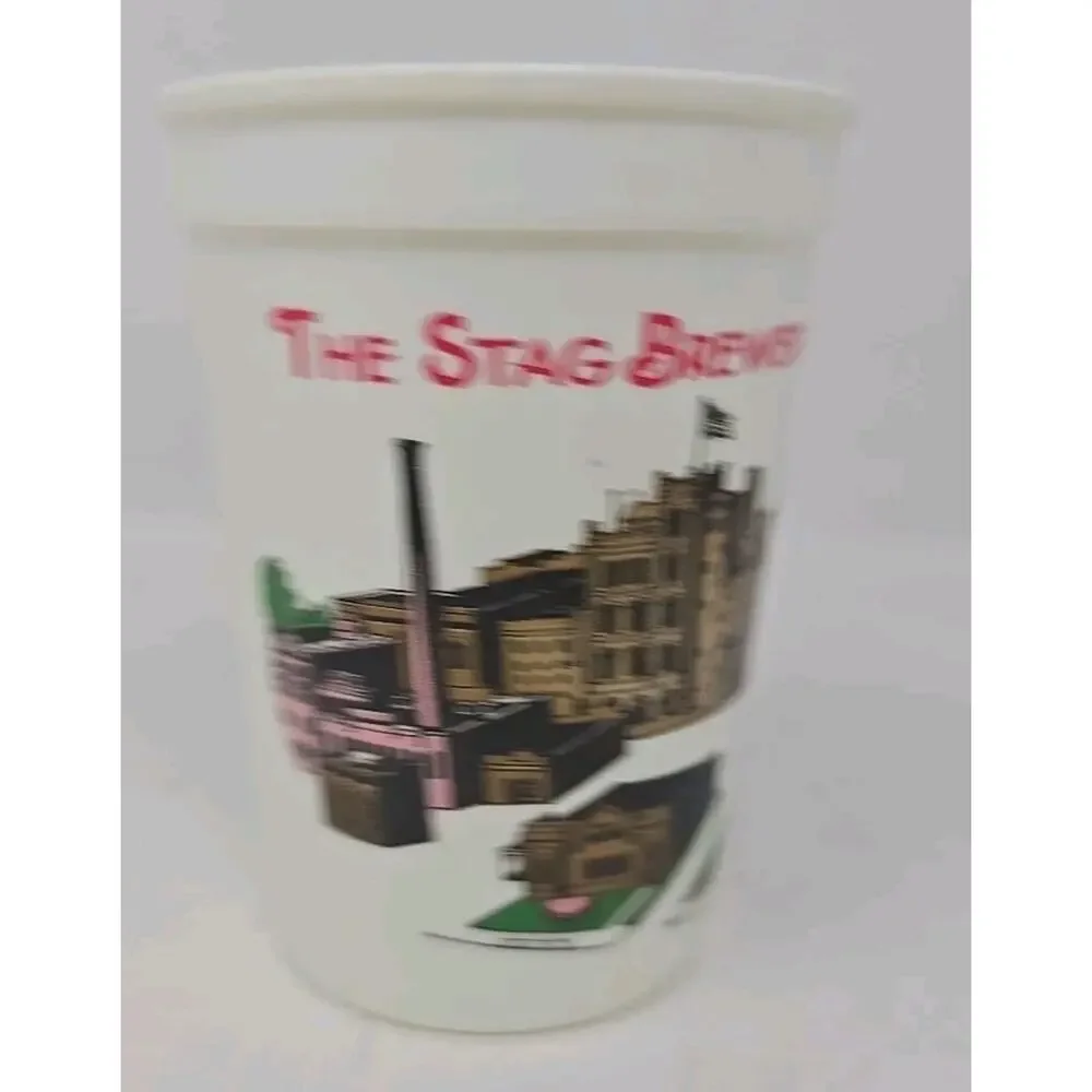 1982 The Stag Brewery - 1989 Belleville IL 175 Years Plastic‎ Cups Lot of 8 U273